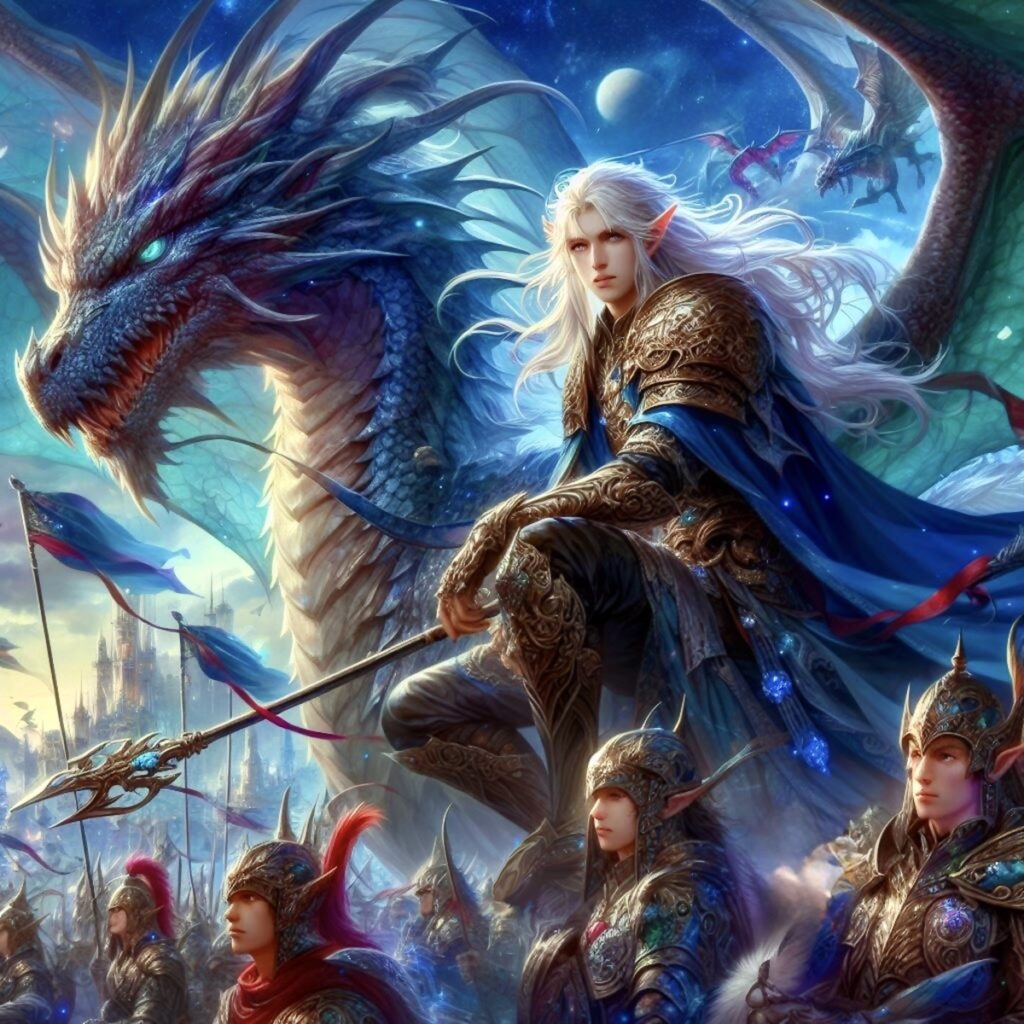 Holzpuzzle von Fragmentis für Erwachsene Drachenreiter Motivbild